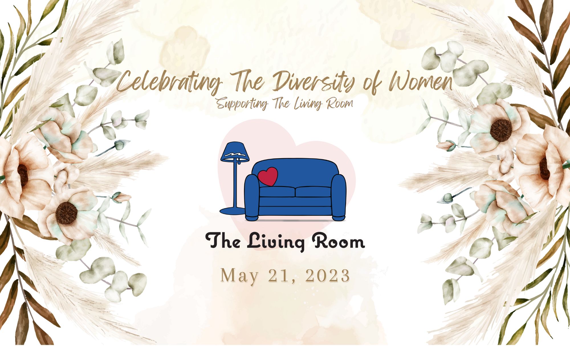 Save the Date - Celebrating the Diversity of Women (8 × 4.25 in) (7 × 4.25 in)