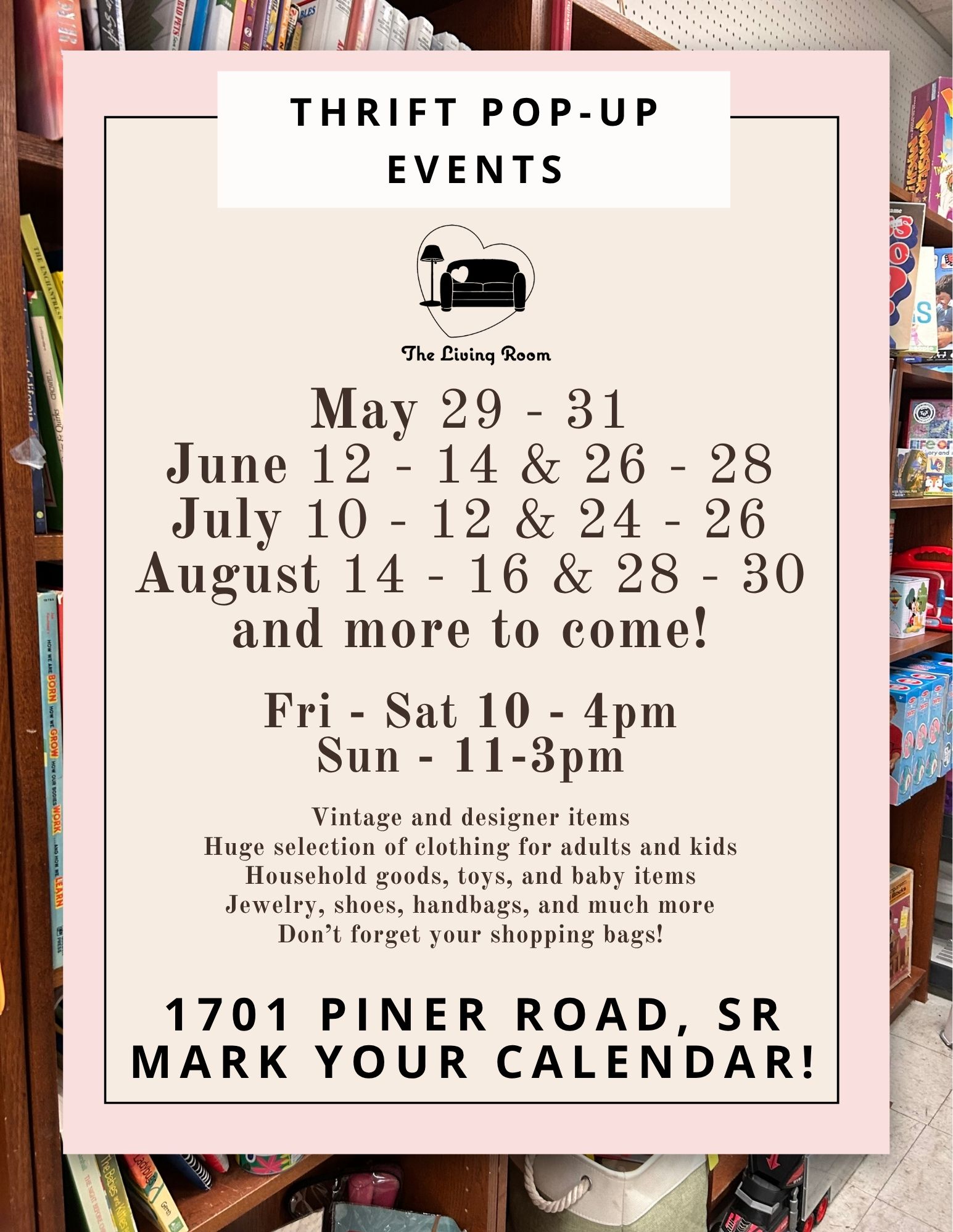Thrift Store Pop-up Marketing